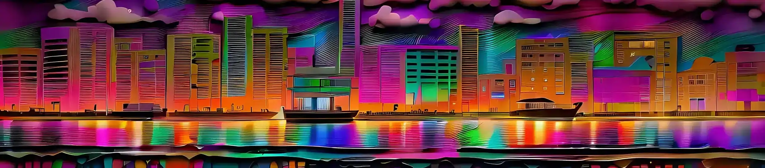 Miami Beach at night